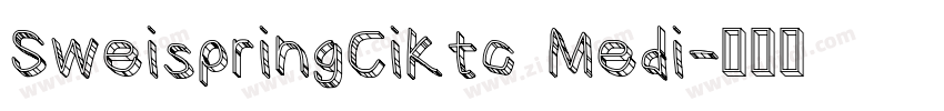 SweispringCiKtc Medi字体转换
